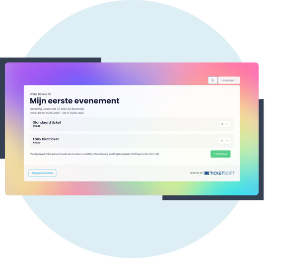 Gebruiksvriendelijke ticketshop