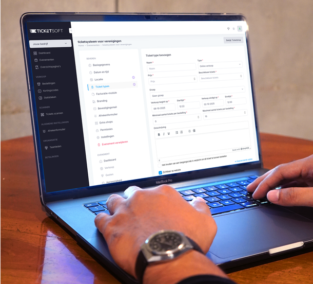 Online ticketservice verkoop zonder gedoe