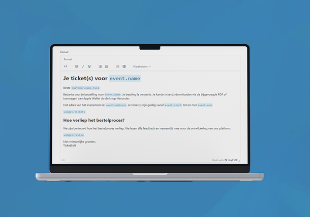 Maatwerk ticketsysteem voor bedrijven