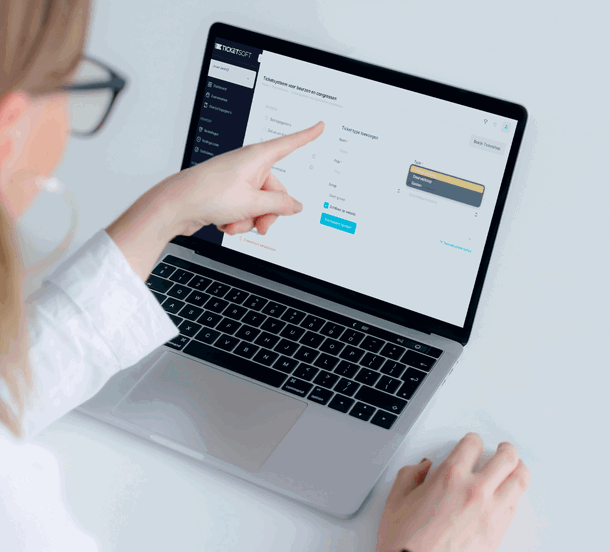 Ticketsysteem voor beurzen en congressen