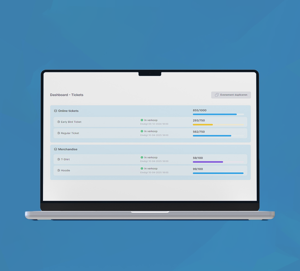 Ticketsysteem voor festivals
