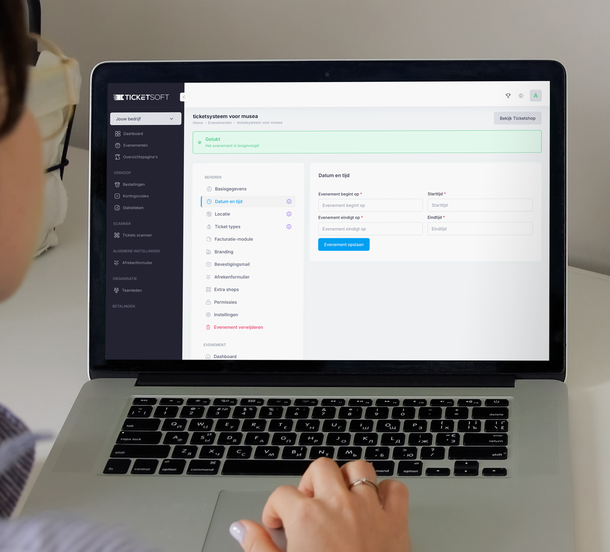Compleet ticketsysteem voor musea