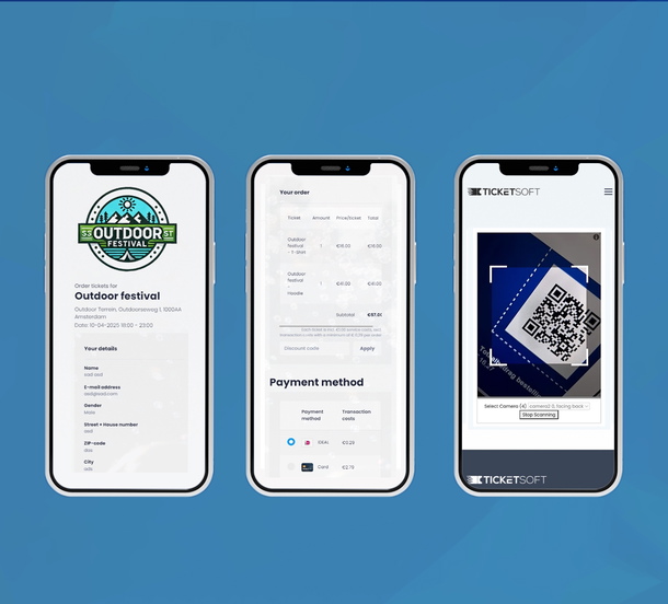 Ticketscanner voor elk evenement