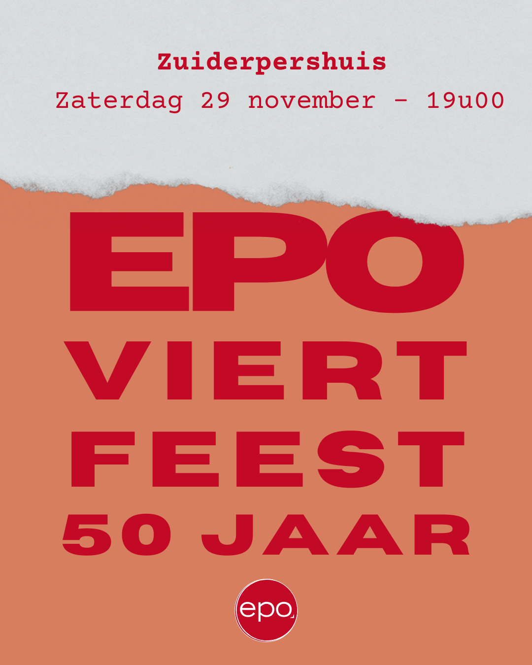 Logo EPO viert feest