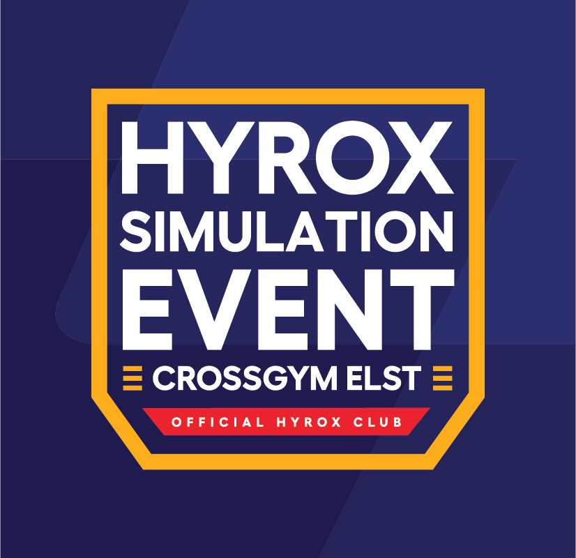 Logo CrossGym Elst; HYROX SIMULATION EVENT