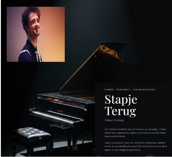 Logo Stapje terug met Tobias Wenting