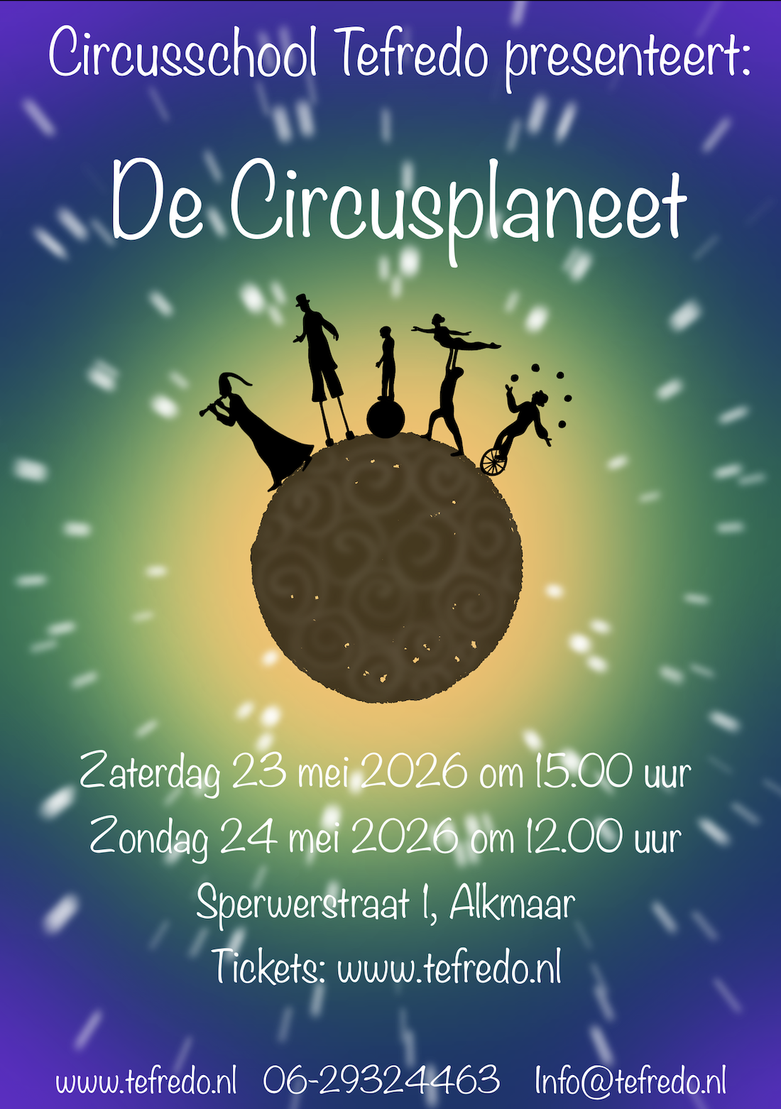 Logo De Circusplaneet - Circusschool Tefredo