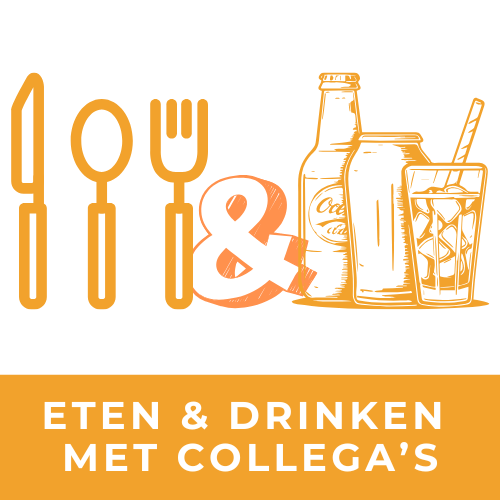 Logo Eten & Drinken met collega’s bij Zinnia