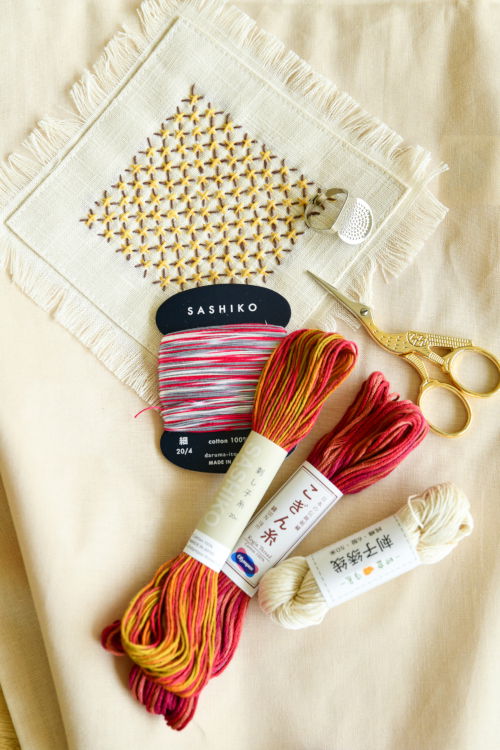 Logo Sashiko workshop voor beginners